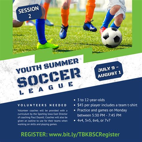 youth summer soccer league